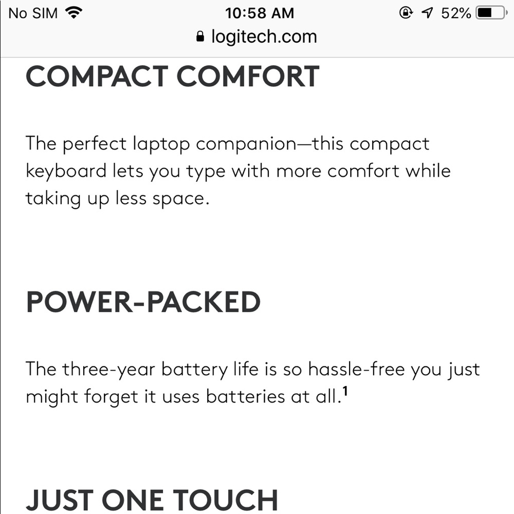 Logitech k360 wireless keyboard - Picture 3 of 16